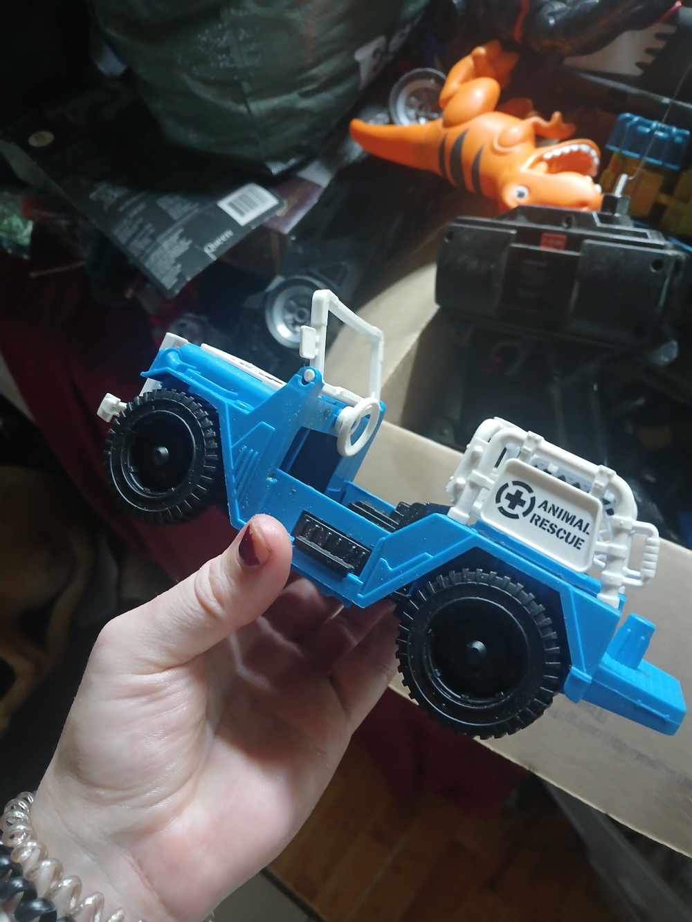 Animal Planet Rescue Jeep toy, likely manufactured by Chap Me